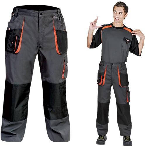 DELOVNE HLAČE KLASIČNI KROJ EMERTON